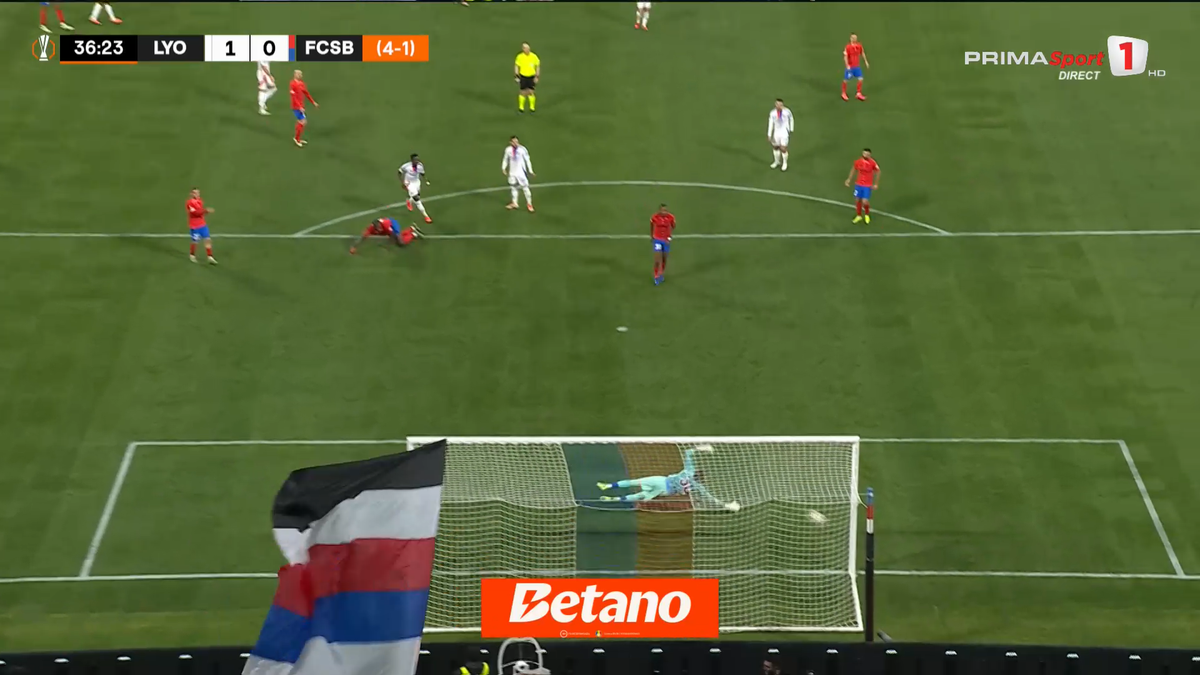 Nuamah, ratare uriașă în Lyon - FCSB