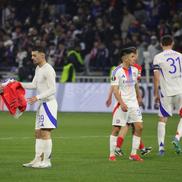 Imagini de la finalul meciului Lyon - FCSB / FOTO: Ionuț Iordache (GSP.ro)