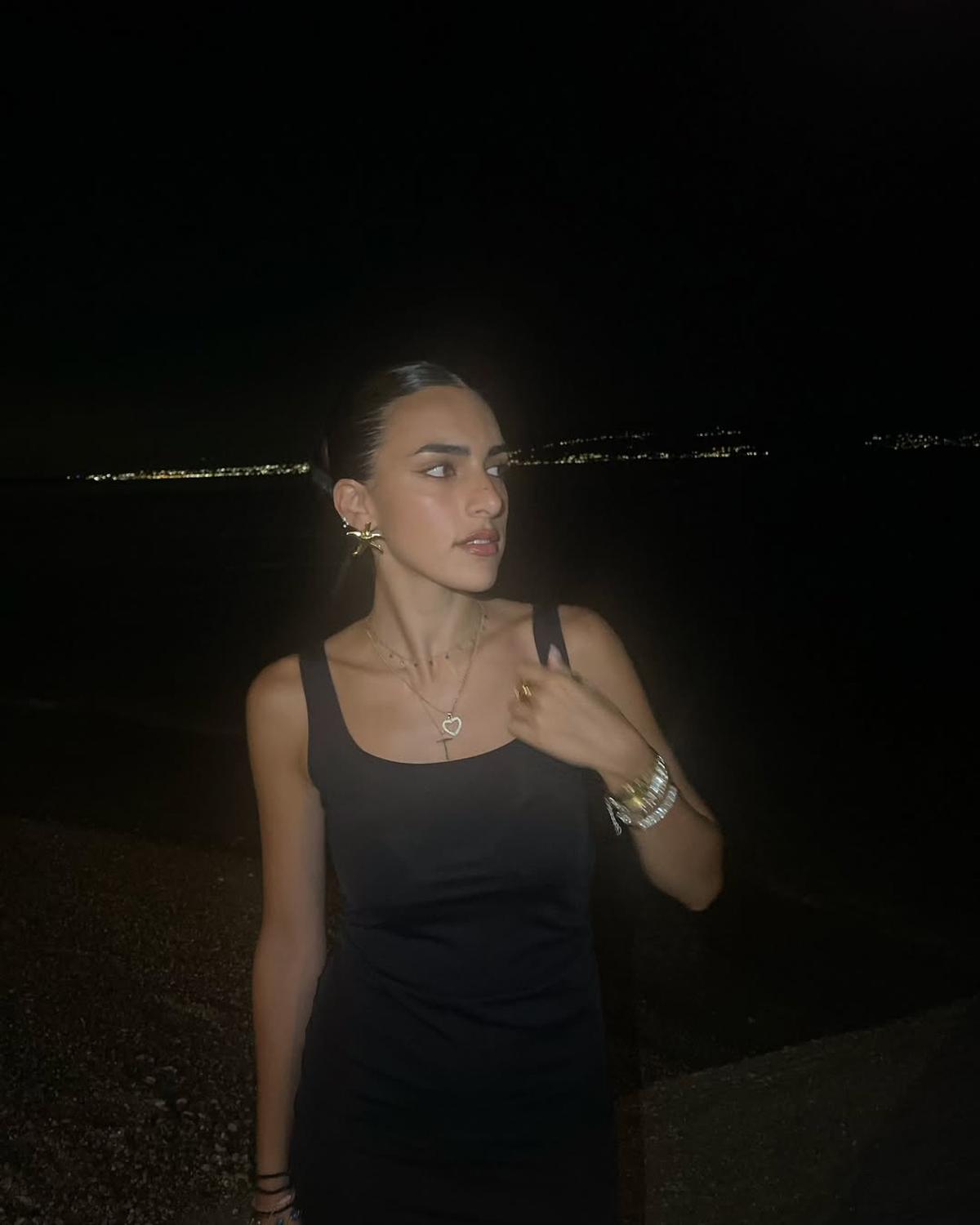 Fiica-fotomodel a lui Elias Charalambous a atras atenția în tribune la Lyon - FCSB