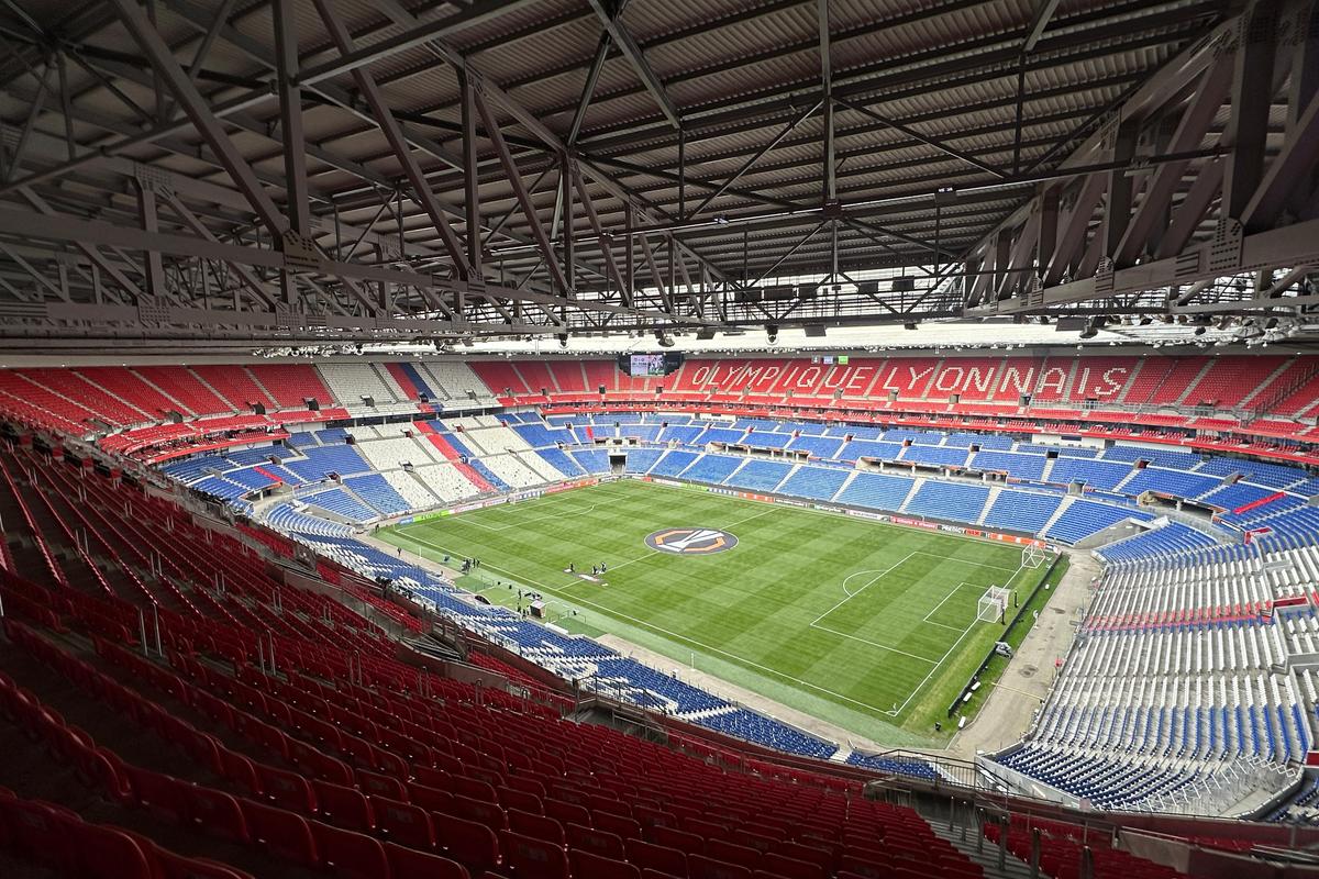 Imagini înainte de Lyon - FCSB
