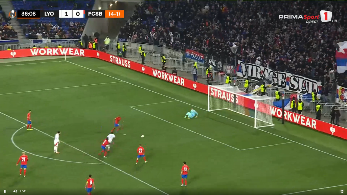Nuamah, ratare uriașă în Lyon - FCSB