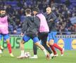 Lyon - FCSB, imagini de la încălzire