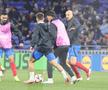 Lyon - FCSB, imagini de la încălzire