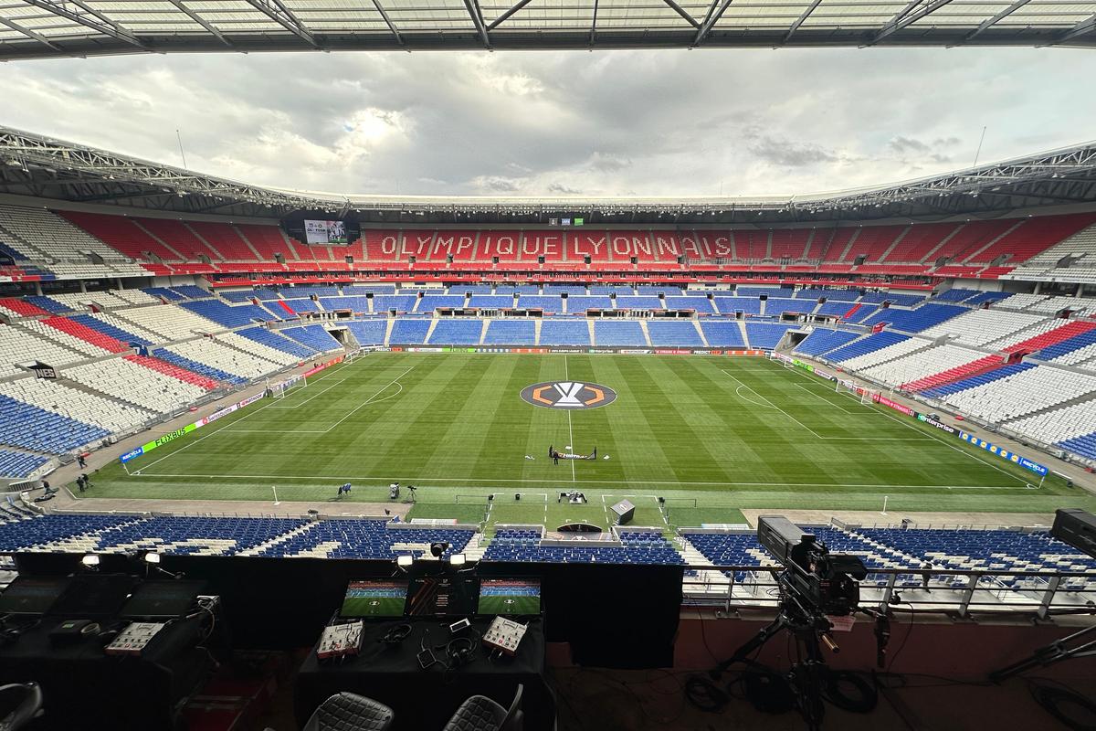 Imagini înainte de Lyon - FCSB