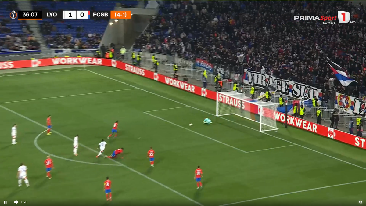 Nuamah, ratare uriașă în Lyon - FCSB