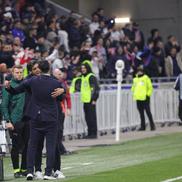 Imagini de la finalul meciului Lyon - FCSB / FOTO: Ionuț Iordache (GSP.ro)