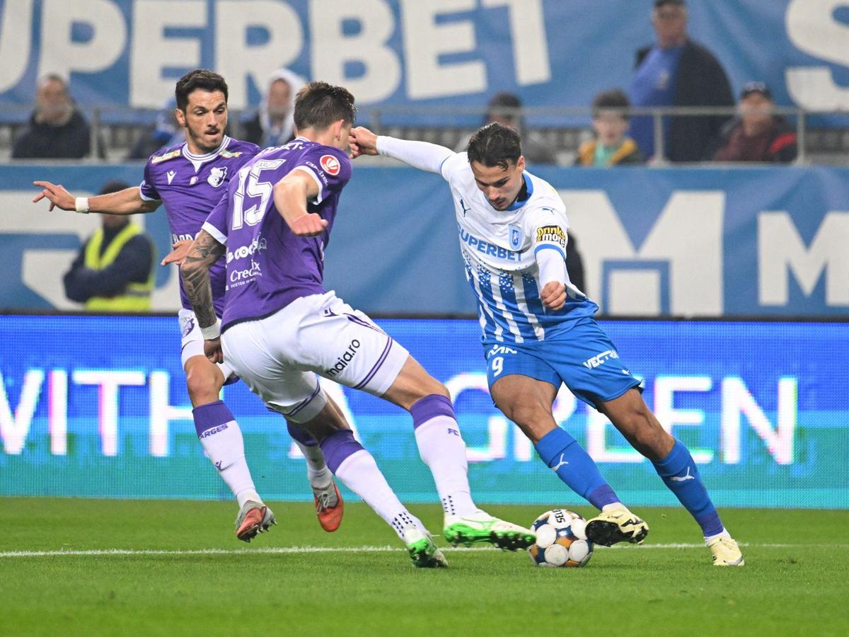 Universitatea Craiova - FC Argeș, duel în etapa 1 din play-off-ul Superligii