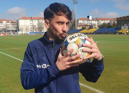 Cristian Ponde a ales Unirea Slobozia pentru prima sa experiență în campionatul din țara de baștină. Foto: Justin Gafiuc
