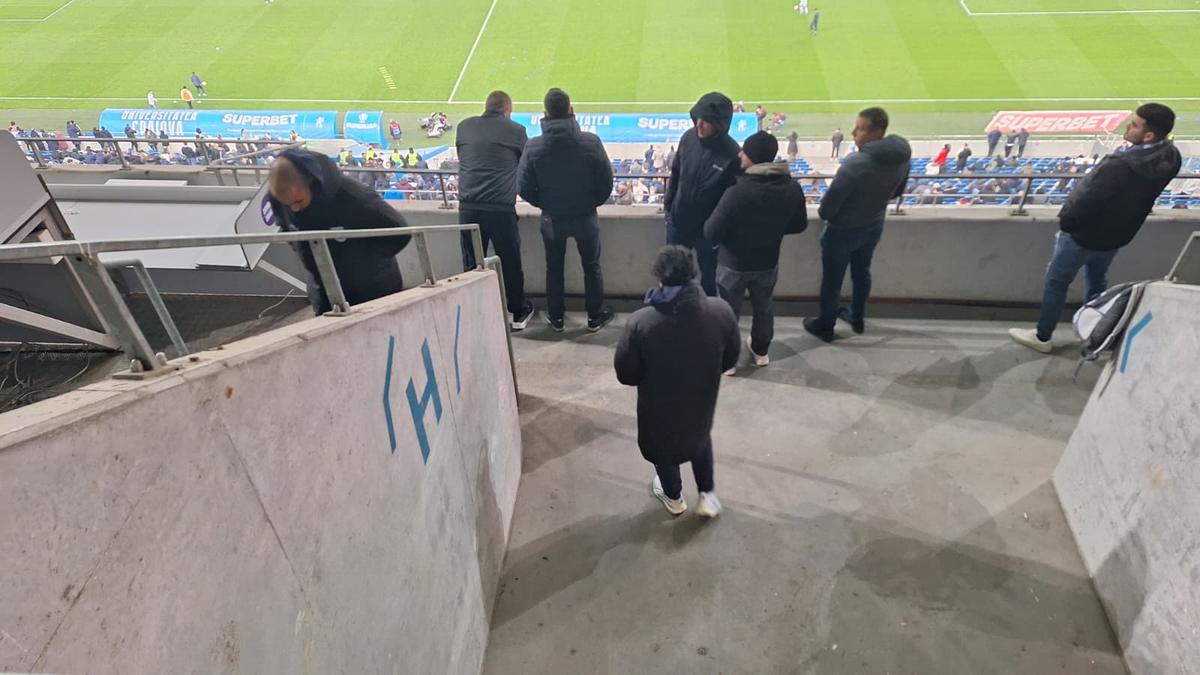 Filipe Coelho, surprins în tribune la meciul Craiovei