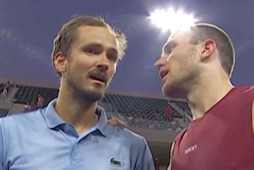 Schimbul de replici dintre Draper și Medvedev de la final