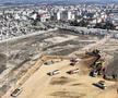 Imagini de pe șantierul stadionului de peste 100 de milioane de euro: „Se mișcă pământul. La propriu!”