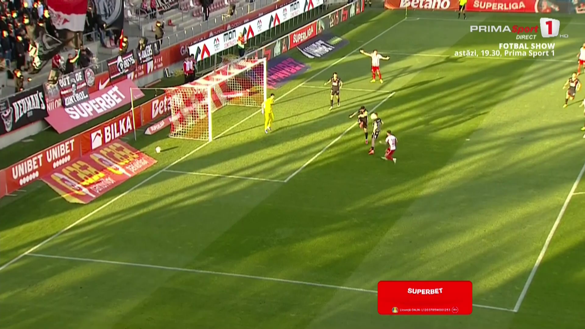 Gol de cascadorii rasului in UTA - Hermannstadt