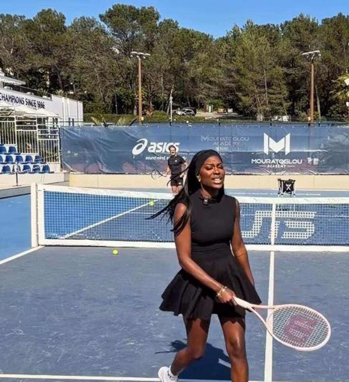 Patrick Mouratoglou, antrenament cu iubita Linda-Caroline Nobat