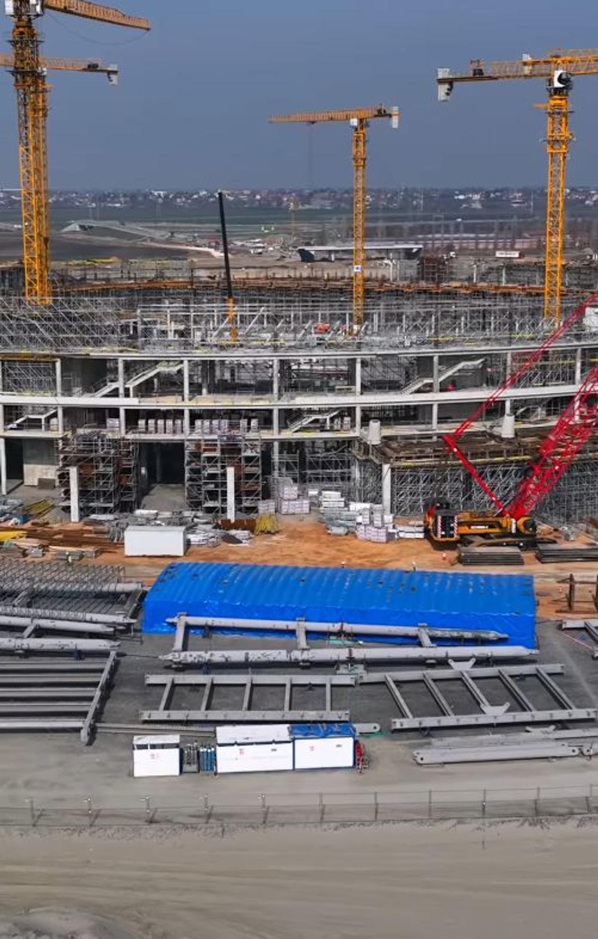 Stadion de un miliard de euro în Serbia