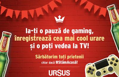 De ziua prietenului tău, Ursus îți duce urarea la următorul nivel: un “la mulți ani” direct la TV!