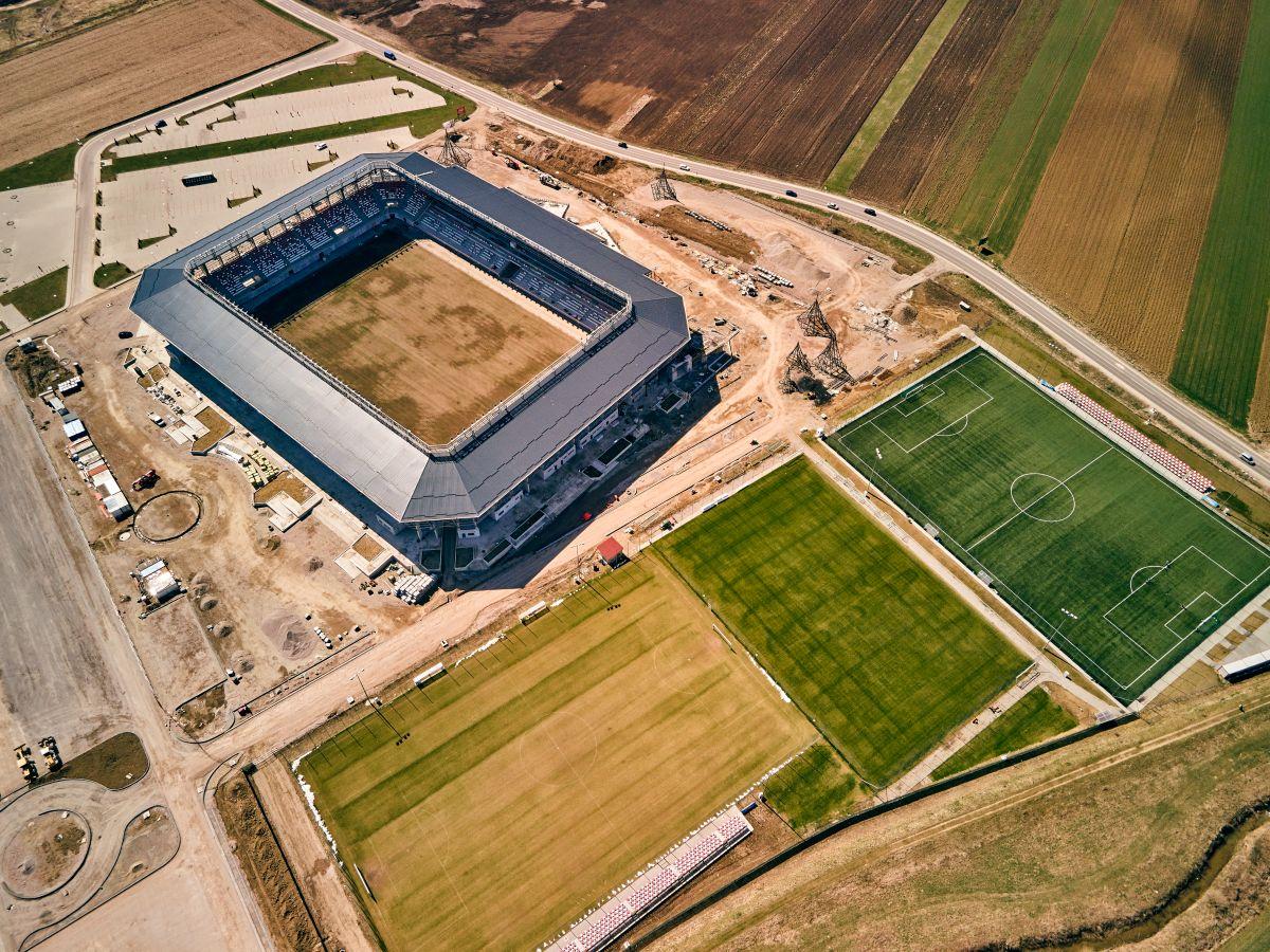 Imagini spectaculoase cu arena de peste 20 milioane de euro care se face în România! Când va avea loc inaugurarea