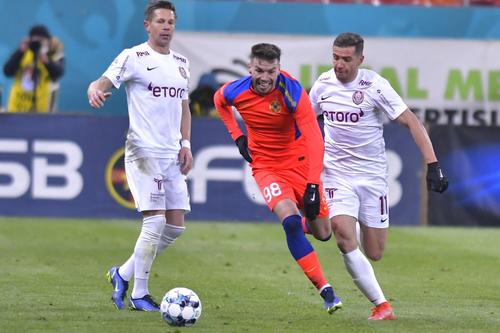 FCSB e la 5 puncte în spatele celor de la CFR Cluj / foto: Imago Images