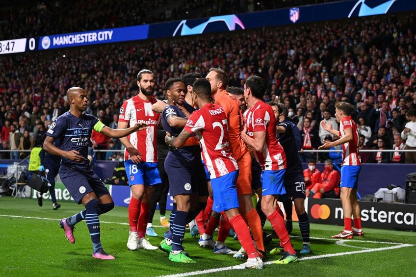 Atletico Madrid și Manchester City au remizat, scor 0-0, în returul sferturilor de finală din Liga Campionilor (0-1 la general). Finalul a fost unul extrem de tensionat, iar Felipe (32 de ani), fundașul lui Atletico, a fost eliminat.
