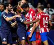 Atletico Madrid - Manchester City. Încăierare pe final