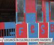 Florin, fan FCSB, și-a vopsit locuința în roș-albastru