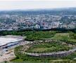 Stadionul național din Vilnius, Lituania, înaintea demolării din 2022