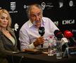 Ion Țiriac și Nadia Comăneci, la tragerea tabloului de la Țiraic Open 2024 / FOTO: Raed Krishan (GSP.ro)