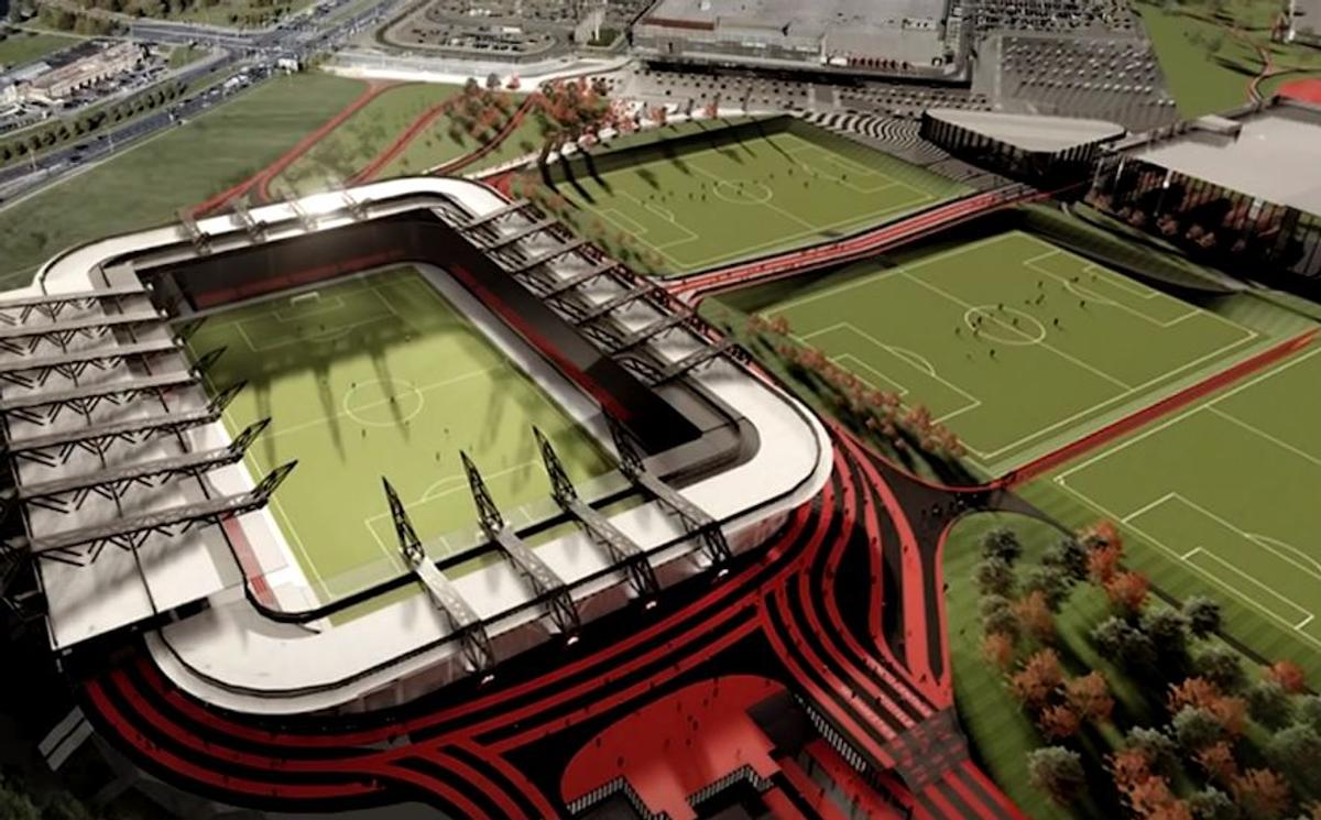 Probleme fără sfârșit! Stadionul început în 1987 a fost năpădit de vegetație » Proiect nou demarat: cost de 157 milioane de euro