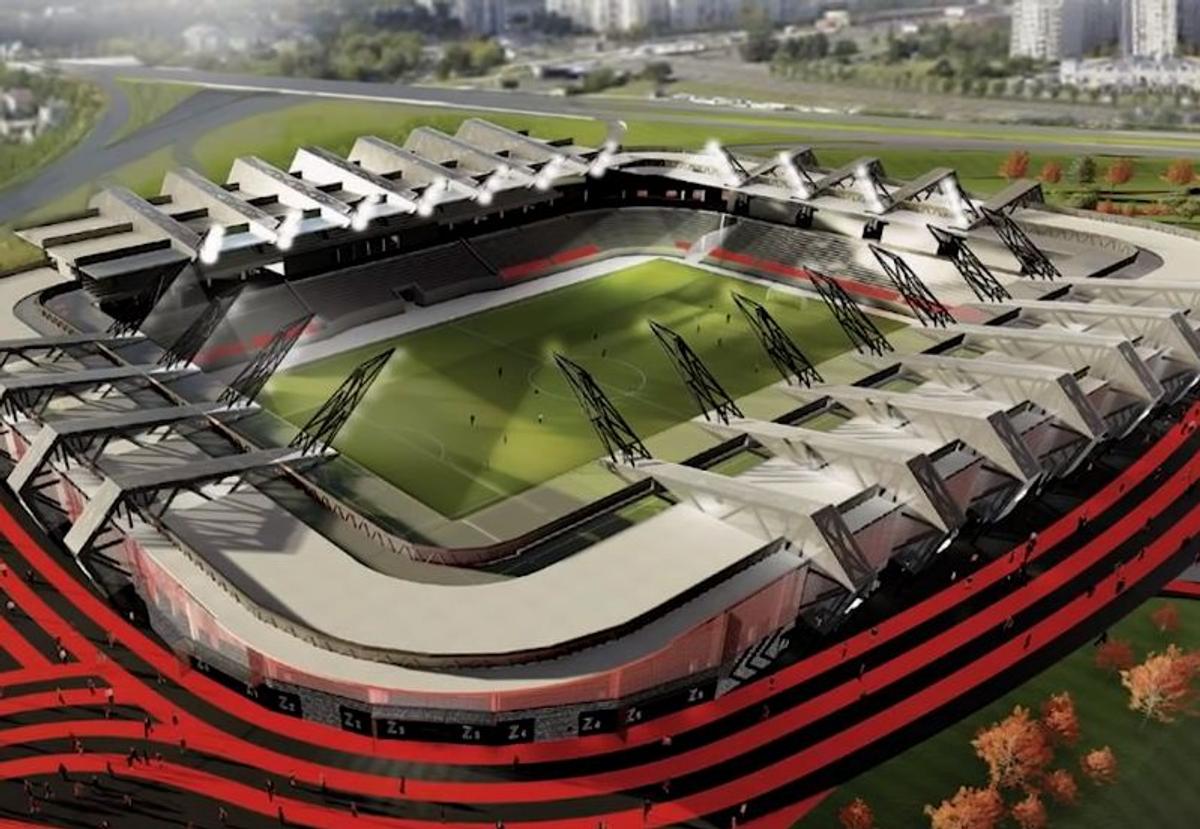 Stadionul național din Vilnius, Lituania, o ruină până în 2022! Imagini spectaculoase