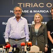 Ion Țiriac, Nadia Comăneci și Denis Shapovalov, la tragerea tabloului de la Țiraic Open 2024 / FOTO: Raed Krishan (GSP.ro)