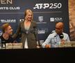 Ion Țiriac, Nadia Comăneci și Denis Shapovalov, la tragerea tabloului de la Țiraic Open 2024 / FOTO: Raed Krishan (GSP.ro)