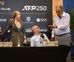 Ion Țiriac, Nadia Comăneci și Denis Shapovalov, la tragerea tabloului de la Țiraic Open 2024 / FOTO: Raed Krishan (GSP.ro)