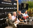 Ion Țiriac, Nadia Comăneci și Denis Shapovalov, la tragerea tabloului de la Țiraic Open 2024 / FOTO: Raed Krishan (GSP.ro)