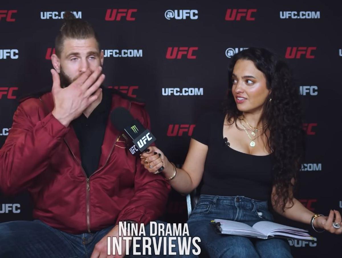 Speculații! Nina Drama, cel mai sexy reporter din UFC, ar fi „vinovată” pentru abandonul anului: Arman s-a retras înaintea luptei pentru centură