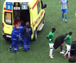 Cea mai brutală ciocnire între fotbaliști într-un meci din Rusia! Două ambulanțe au intrat pe teren, iar jucătorii au fost transportați de urgență la spital