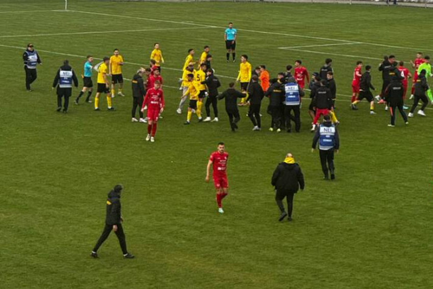 SR Brașov - Odorheiu Secuiesc, scor 1-0 / Foto: captură de ecran Monitorul Expres