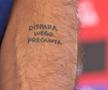 Borja Iglesias și-a scris pe braț „trage, apoi întreabă” / foto: Juan Aguado @ DIARIO AS