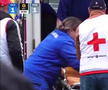 Cea mai brutală ciocnire între fotbaliști într-un meci din Rusia! Două ambulanțe au intrat pe teren, iar jucătorii au fost transportați de urgență la spital