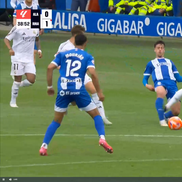 Kylian Mbappe, cartonaș roșu după o intrare criminală în Alaves - Real Madrid, foto: captură Digi Sport