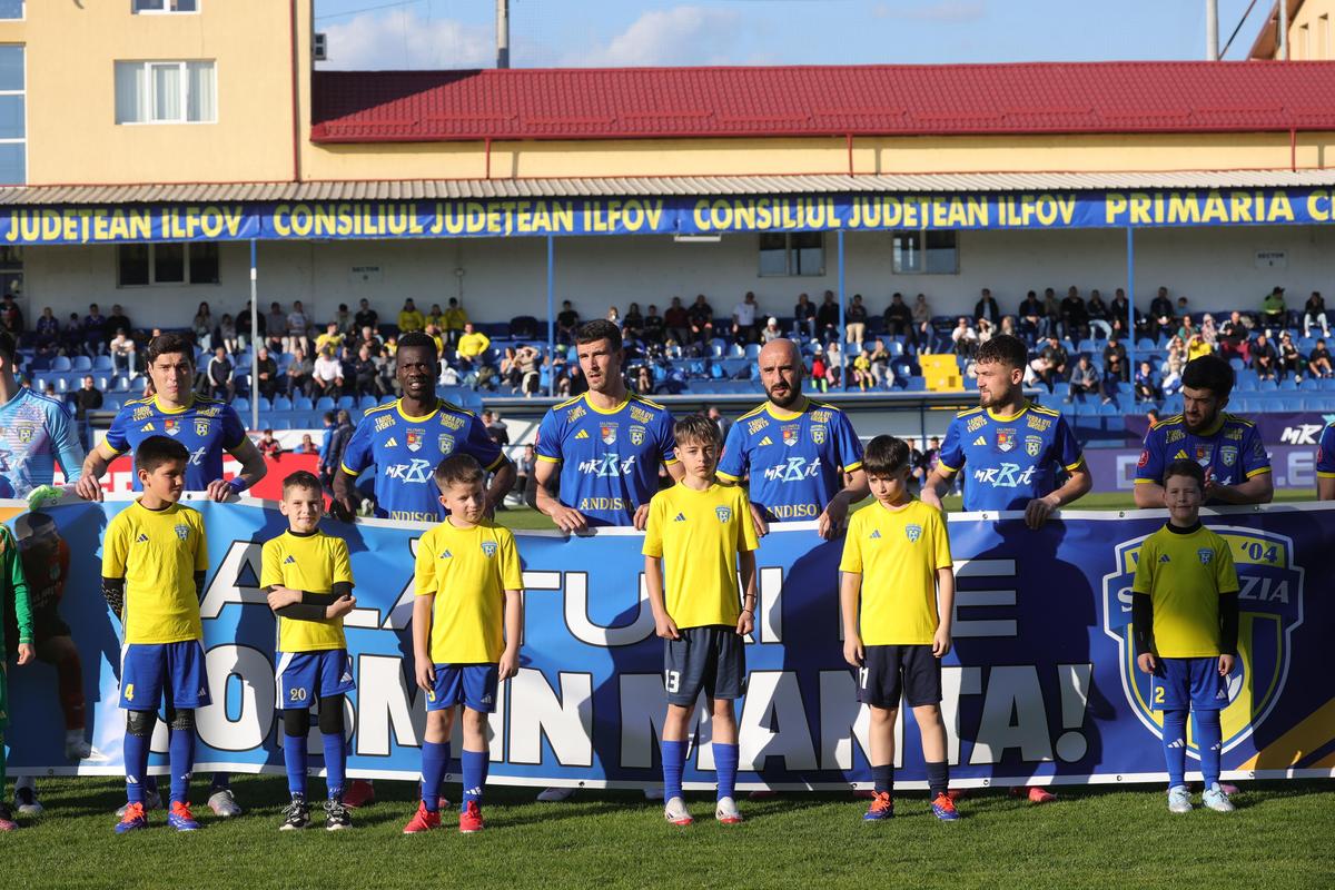 Drama din spatele mesajului afișat de fotbaliștii Unirii Slobozia înaintea meciului cu UTA