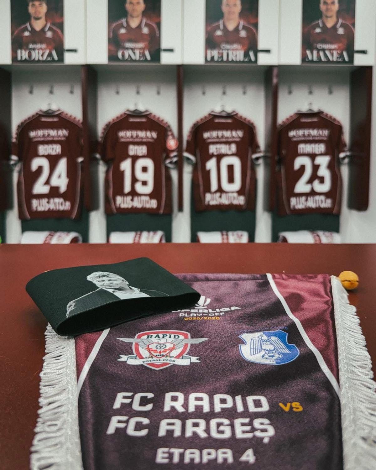 Rapid - FC Argeș în play-off. Imagini înainte de partidă