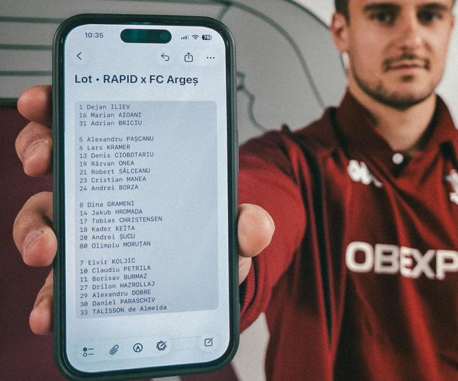 Rapid huiduită de copii! Prestație jenantă și cu FC Argeș. Cum arată clasamentul în play-off