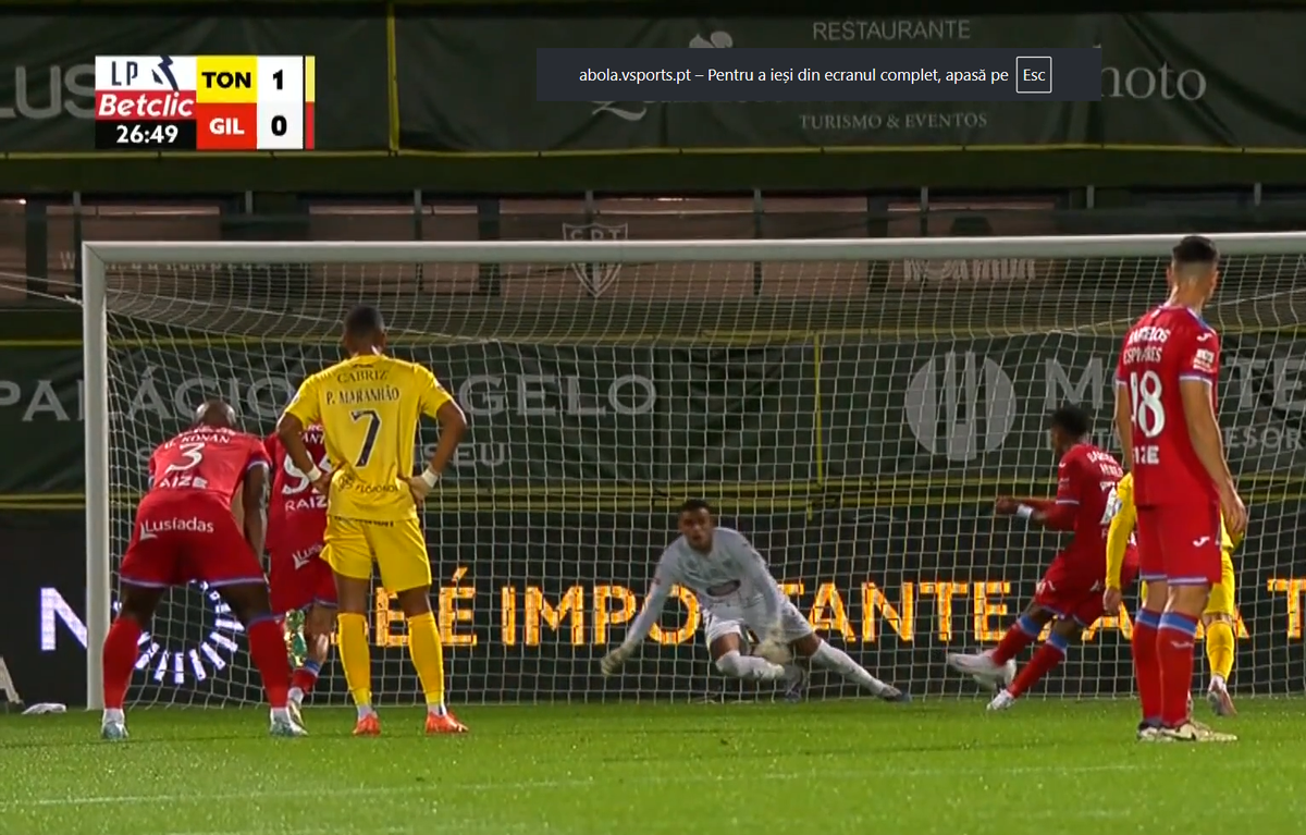 Noua regulă a penalty-ului, aplicată luni seară