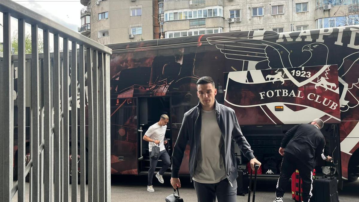 Rapid - FC Argeș în play-off. Imagini înainte de partidă