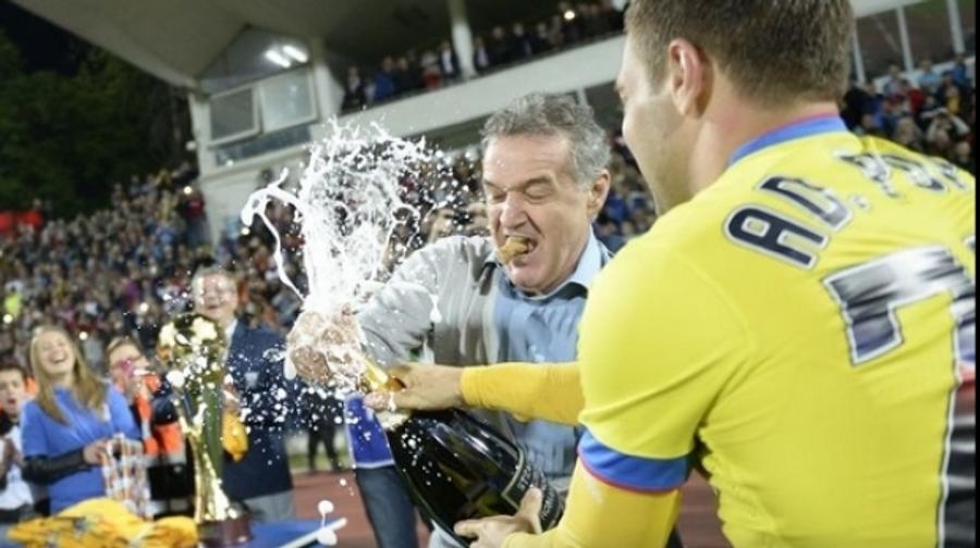 Gigi Becali și Adi Popa sărbătoresc titlul în Liga 1 FCSB. Gigi Becali, enervat de propriul fotbalist: „L-am luat și l-am făcut milionar! Să nu mă facă să-l jignesc”