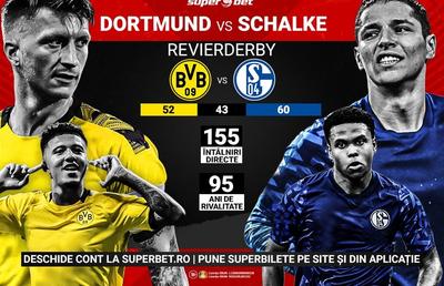 Borussia Dortmund – Schalke. Cote speciale pentru cel mai intens derby al Germaniei