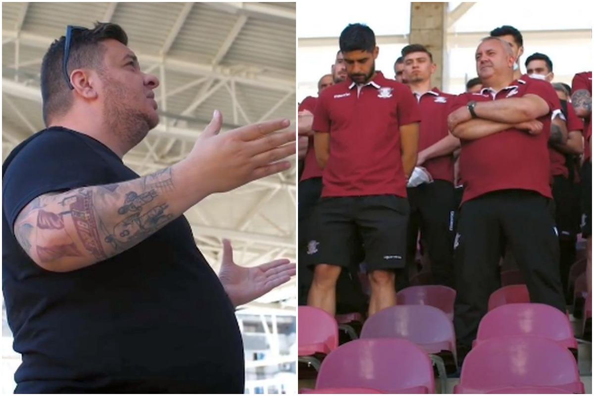 Ultrașii Rapidului i-au dus pe jucători pe noul stadion » Avertisment clar: „Ar fi calvarul vieții! Eu, Bocciu, vă promit asta în mod solemn”