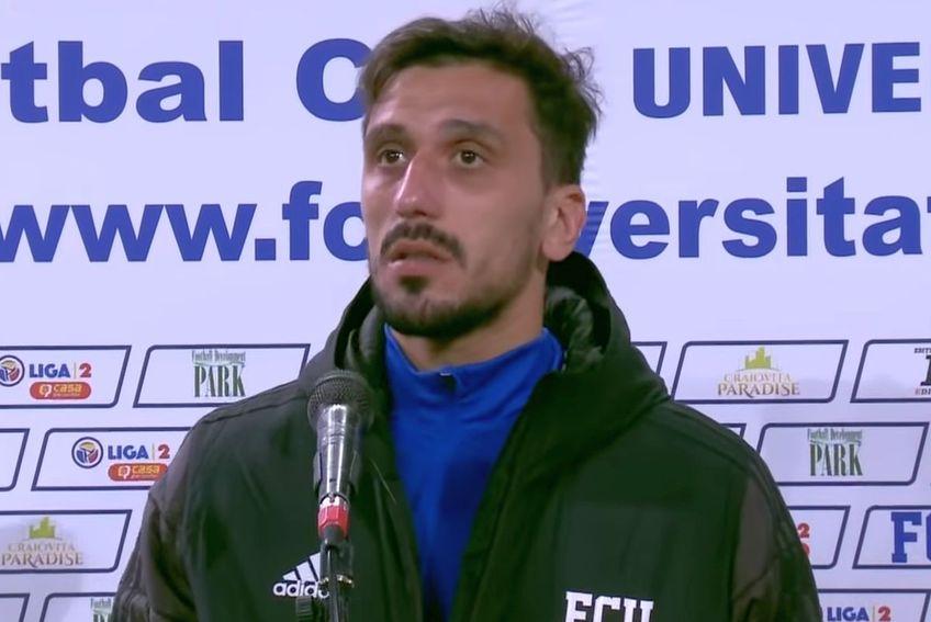 FC U Craiova 1948 a remizat cu Csikszereda, scor 0-0, și a promovat în Liga 1! Denis Ispas (27 de ani), fundașul oltenilor, a oferit un interviu spumos la final.