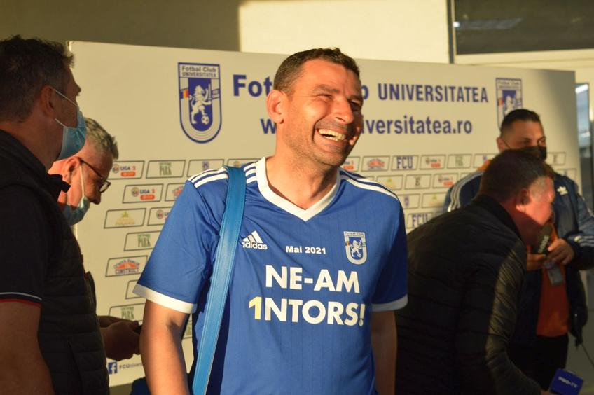FC U Craiova 1948 a remizat cu Csikszereda, scor 0-0, și a promovat în Liga 1! Eugen Trică (44 de ani), antrenorul oltenilor, anunță obiective mărețe în sezonul următor.