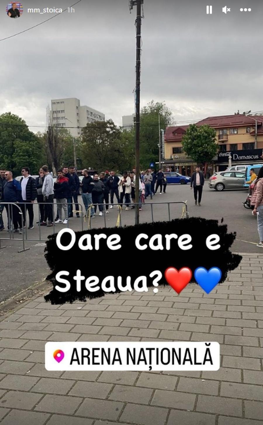 Mihai Stoica, ironie pentru CSA Steaua când a văzut ce se întâmplă înainte de FCSB - CFR Cluj