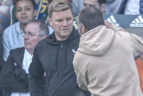 În prelungirile partidei Leeds - Newcastle 2-2, duel contând pentru runda #36 din Premier League, un fan al gazdelor l-a înjurat și împins pe antrenorul „coțofenelor”, Eddie Howe (45 de ani).